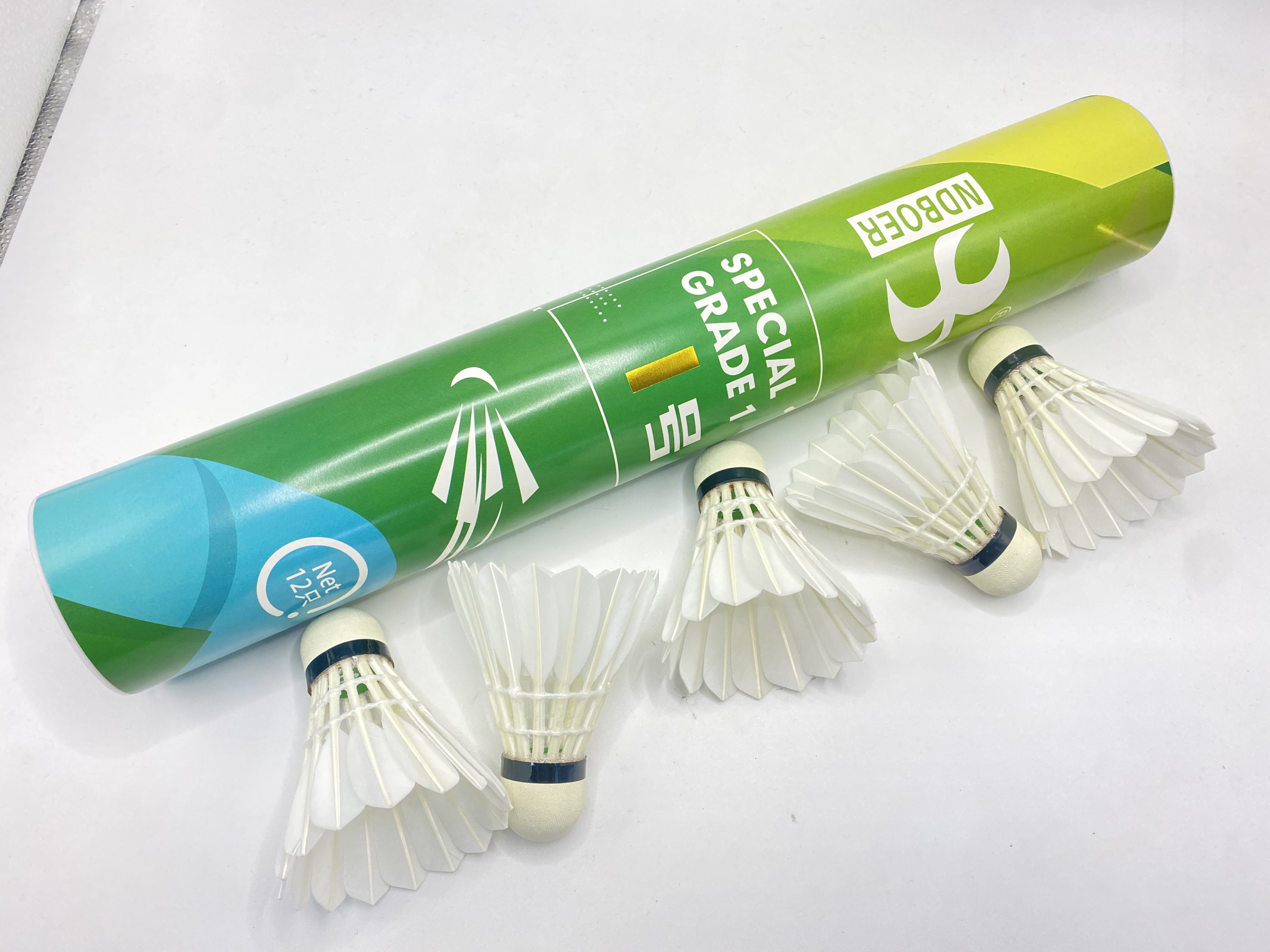 BOER No. 1 Competition Grade Goose Knife Feather Badminton Shuttlecock - image 2